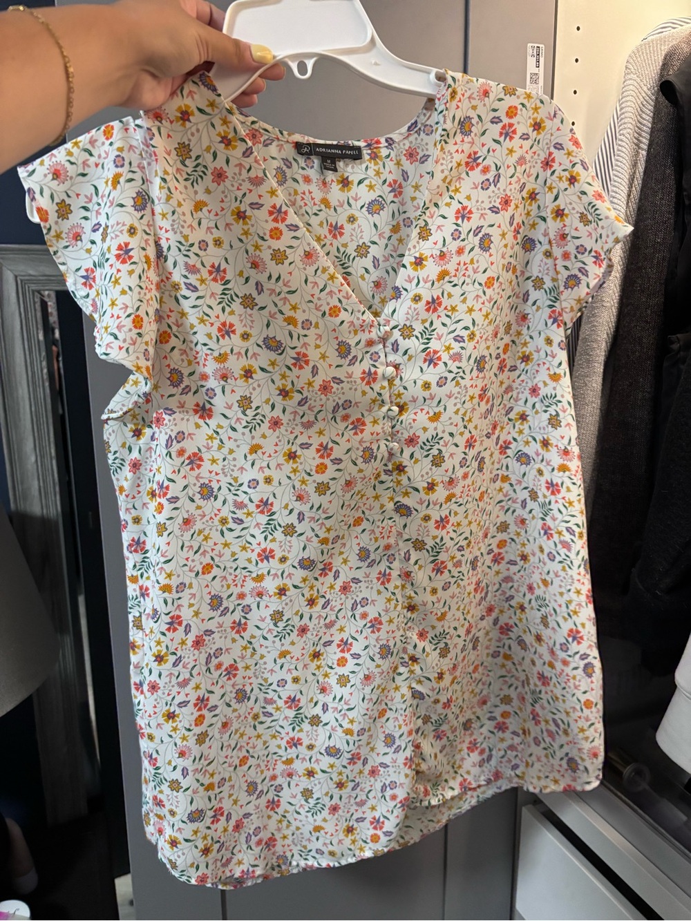Adrianna Papel floral blouse